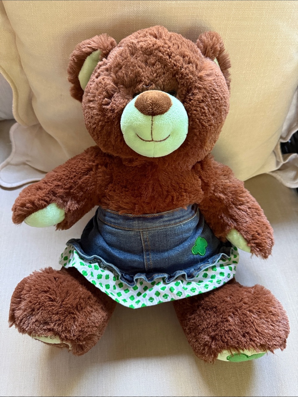 Build a Bear Girls Scouts Thin Mint Bear